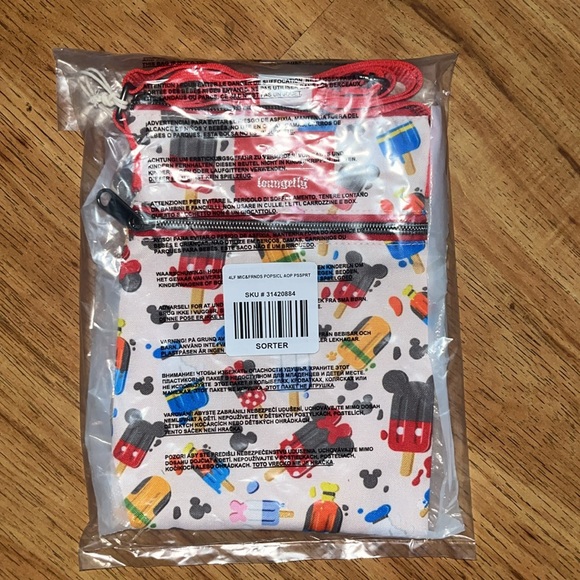 Loungefly Mickey & friends popsicle crossbody bag - Picture 3 of 3
